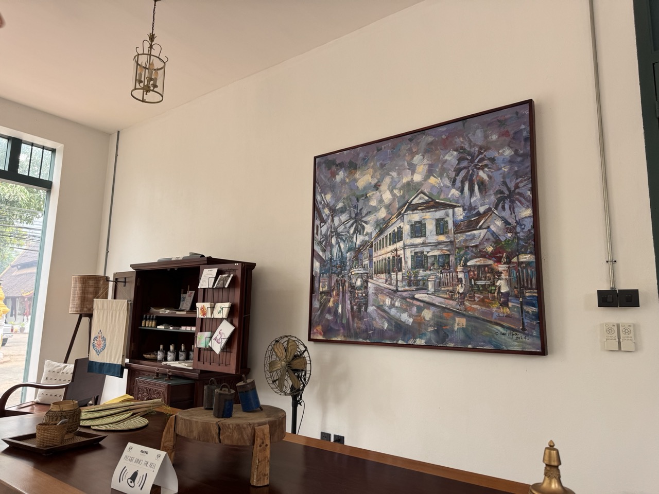 Lobby oil painting at Pha Nya. The whole place is full of these.